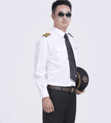08ZY028_国际航空衬衫飞行员机长衬衣演出制服.png