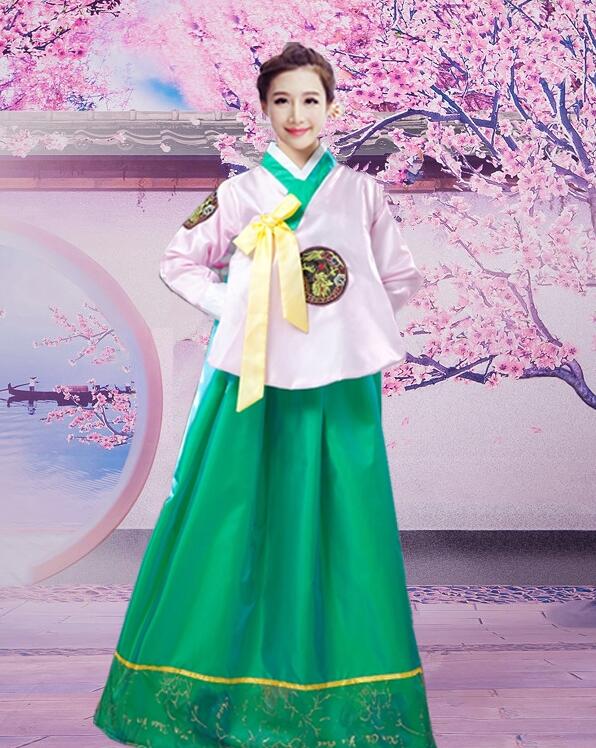 10GW113_朝鲜族演出服韩国传统舞蹈韩服女款